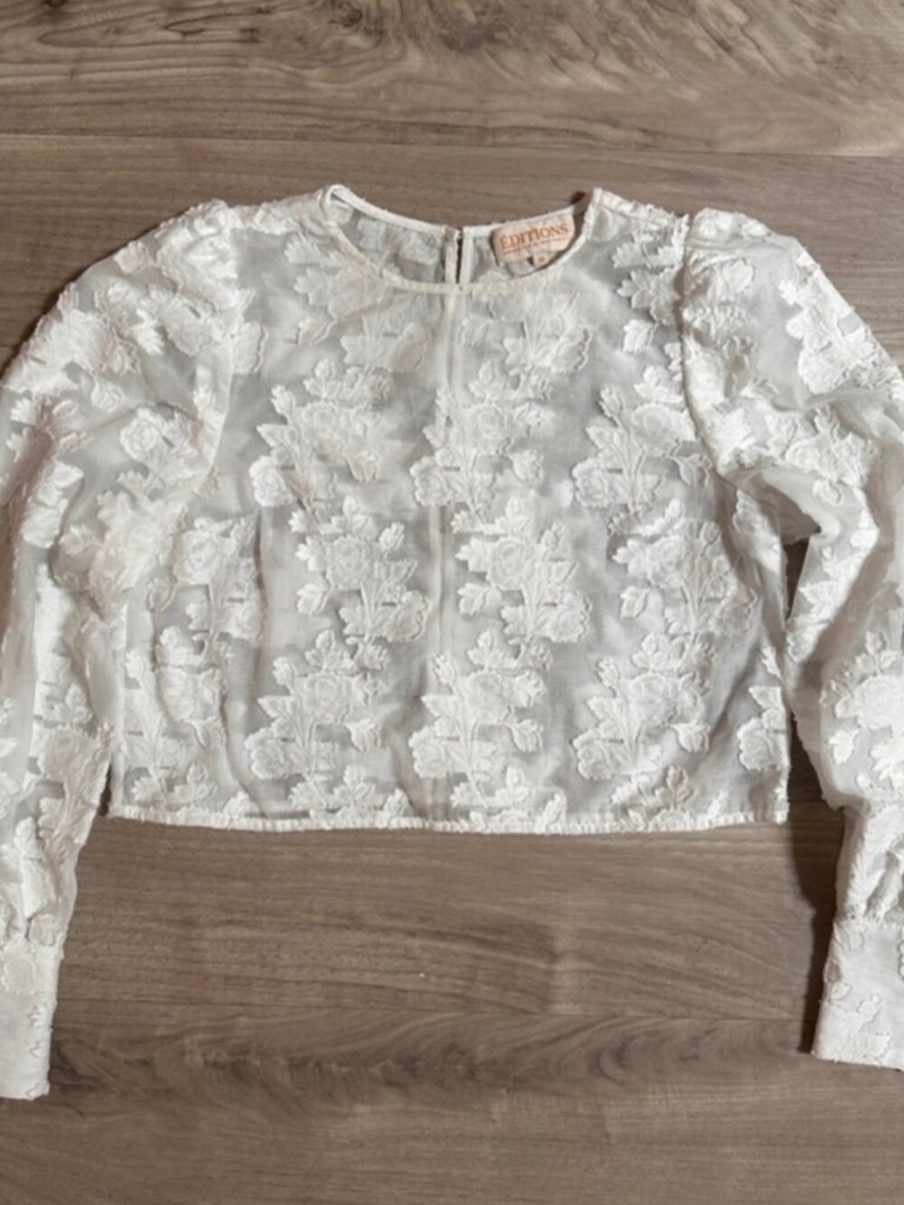 Sezane Editions Flamine Blouse in Ecru - Picture 4 of 8